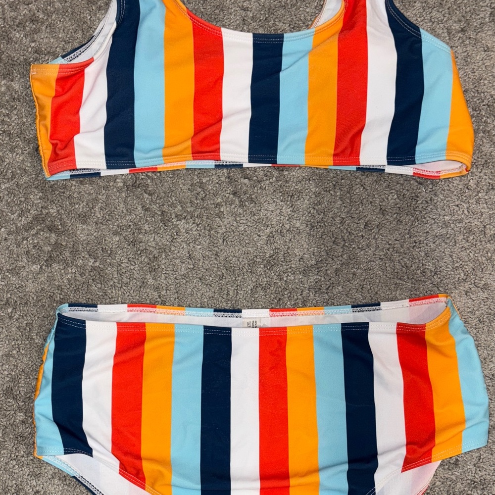 Colorful Striped Women’s Bikini